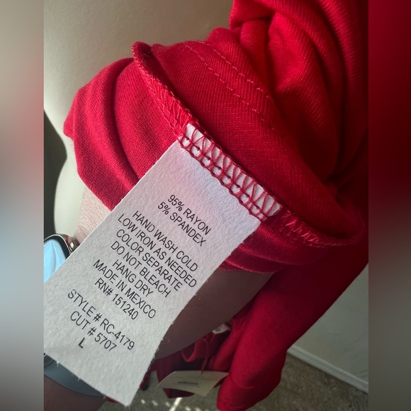 NWT Rolla Coster Red Dress size Large - Picture 7 of 8